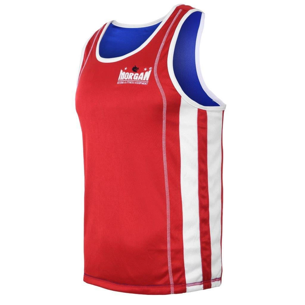 BOXING / MUAY THAI / MMA Morgan Reversible Boxing Singlet Red / Blue OFFICIAL NSW Uniform 5 BOXING / MUAY THAI / MMA Morgan Reversible Boxing Singlet Red / Blue OFFICIAL NSW Uniform