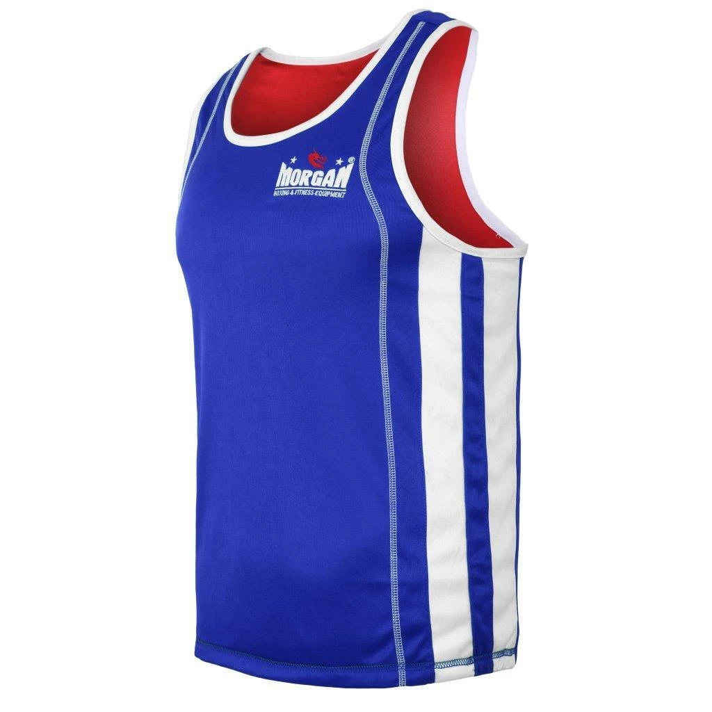 BOXING / MUAY THAI / MMA Morgan Reversible Boxing Singlet Red / Blue OFFICIAL NSW Uniform 4 BOXING / MUAY THAI / MMA Morgan Reversible Boxing Singlet Red / Blue OFFICIAL NSW Uniform