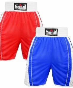 Morgan Reversible Boxing Shorts - Blue / Red