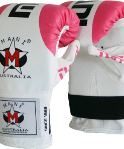 BOXING / MUAY THAI / MMA Mani TUFFX Pre-Curved Bag Mitts Boxing / MMA Training Gloves PINK