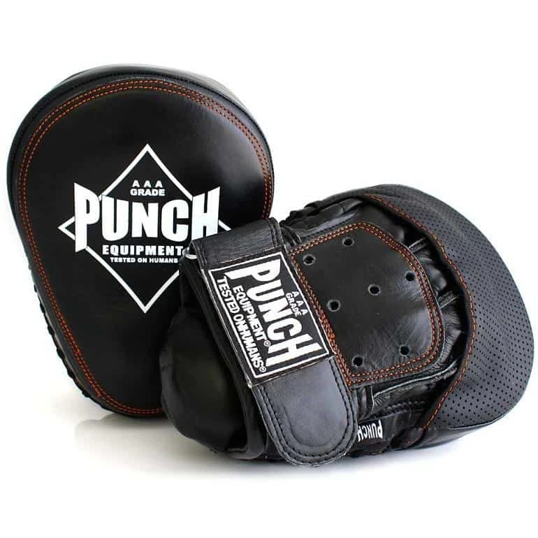 PUNCH Black Diamond Classic Leather Focus Pads 4 PUNCH Black Diamond Classic Leather Focus Pads