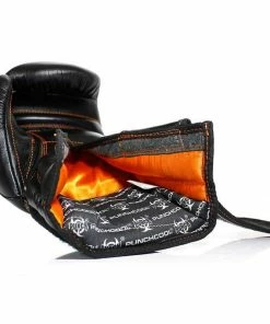 BOXING / MUAY THAI / MMA PUNCH Black Diamond Muay Thai Leather Boxing Gloves