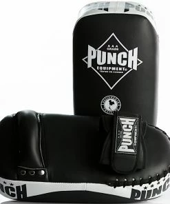 BOXING / MUAY THAI / MMA Punch Black Diamond PRECISION Muay Thai Pads - Black