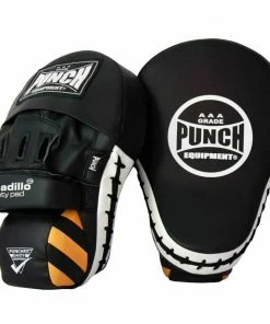 BOXING / MUAY THAI / MMA Punch Armadillo Safety Focus Pads Lightweight PAIR - Black 10 BOXING / MUAY THAI / MMA Punch Armadillo Safety Focus Pads Lightweight PAIR - Black