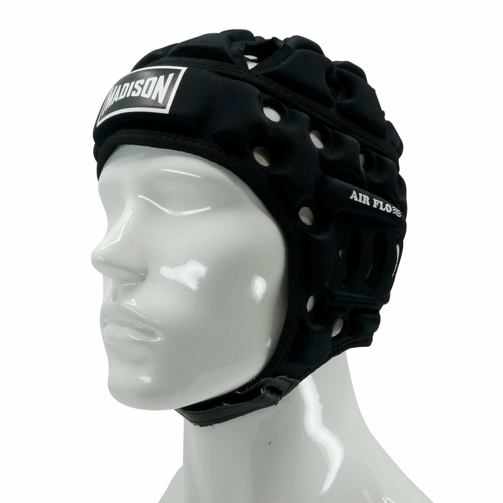Madison Air Flo Headguard - Black Rugby League NRL 3 Madison Air Flo Headguard - Black Rugby League NRL