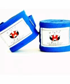 MANI 4m Hand Wrap Elastic Stretchy [Black/Red/Blue/Yellow] MBW-102 BOXING / MUAY THAI / MMA