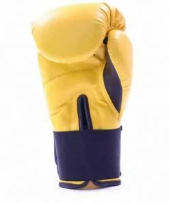 Mani Yellow S. Leather Boxing Gloves [10oz 12oz 16oz] Sparring Training