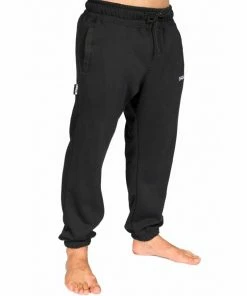 Braus Track Sweat Pants 100% Cotton Unisex – Black