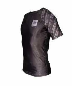 Gis Braus Roger Gracie Rash Guard Short Sleeve - Black