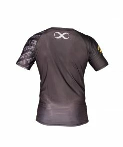 Gis Braus Roger Gracie Rash Guard Short Sleeve - Black