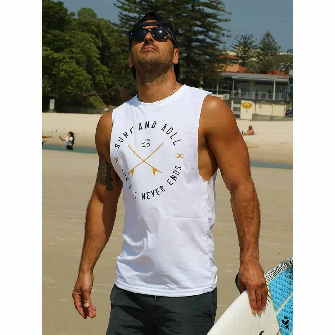BRAUS Surf N Roll Classic Tank - Unisex 4 BRAUS Surf N Roll Classic Tank - Unisex