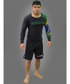 Braus Rash Guard Long Sleeve - Flags Gis