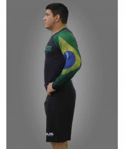 Braus Rash Guard Long Sleeve - Flags Gis