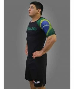 Gis Braus Rash Guard Short Sleeve - Flags