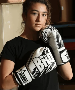 PUNCH White Bronx Boxing Training Workout Gloves BOXING / MUAY THAI / MMA