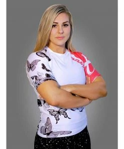 Braus Butterfly Rash Guard - Short Sleeve Gis