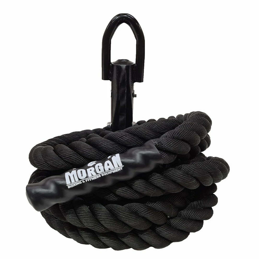 Morgan 7Mx38MM Climbing Rope W/ Eyelet For Sled Pro Commercial Grade 3 Morgan 7Mx38MM Climbing Rope W/ Eyelet For Sled Pro Commercial Grade