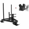 FUNCTIONAL FITNESS Morgan V2 Prowler Sled + H-Harness Commercial Grade Training Workout CF-17-V2