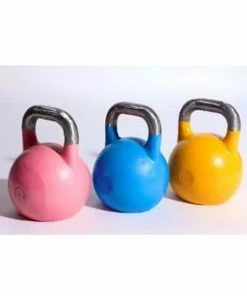 FUNCTIONAL FITNESS Morgan Comp Steel Kettlebell 3 Pack 8kg 12kg 16kg Gym Equipment CF-25-3PCS PACK