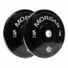 MORGAN 5KG Olympic Bumper Weight Plates Gym Set (PAIR) 2x 5KG WEIGHTLIFTING