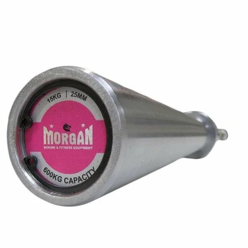 Morgan 15kg Ladies Cross Functional Fitness Olympic Barbell - 600kg Max Capacity 4 Morgan 15kg Ladies Cross Functional Fitness Olympic Barbell - 600kg Max Capacity