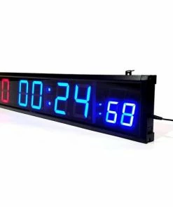 Morgan 8-Digit Led Cross Functional Fitness Commercial Grade Clock Timer W/ Remote