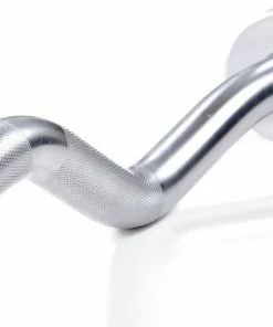 MORGAN DLX HARDEN CHROME CURL BAR - 250kg Max Capacity