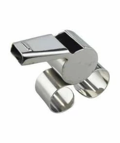 FUNCTIONAL FITNESS Madison Fingergrip Metal Whistle
