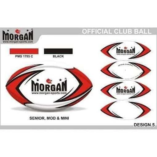 Morgan 3-Ply Ruby Club Ball Min/Mod/Snr RLB-CLUB 5 Morgan 3-Ply Ruby Club Ball Min/Mod/Snr RLB-CLUB
