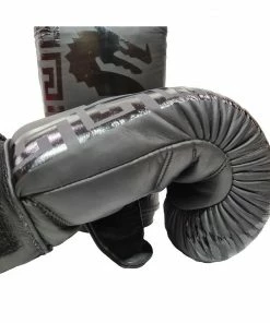 BOXING / MUAY THAI / MMA Morgan B2 Bomber Leather Boxing Bag Mitts - Black 10 BOXING / MUAY THAI / MMA Morgan B2 Bomber Leather Boxing Bag Mitts - Black