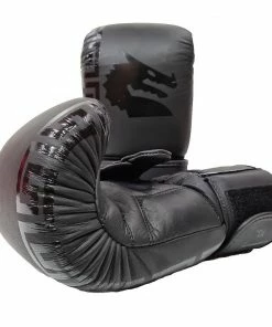 BOXING / MUAY THAI / MMA Morgan B2 Bomber Leather Boxing Bag Mitts - Black 11 BOXING / MUAY THAI / MMA Morgan B2 Bomber Leather Boxing Bag Mitts - Black