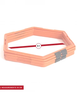 FUNCTIONAL FITNESS SMAI - Agility Ladder Hex Set