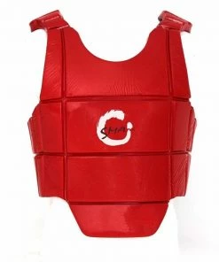 SMAI Dipped Martial Arts Chest Guard Protective Equipment Red/Blue P154-JNR P014