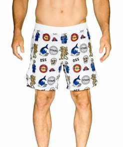 Braus Chill & Jiu No Gi Fight Shorts - White Gis