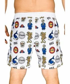 Braus Chill & Jiu No Gi Fight Shorts - White Gis