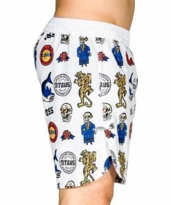 Braus Chill & Jiu No Gi Fight Shorts - White Gis