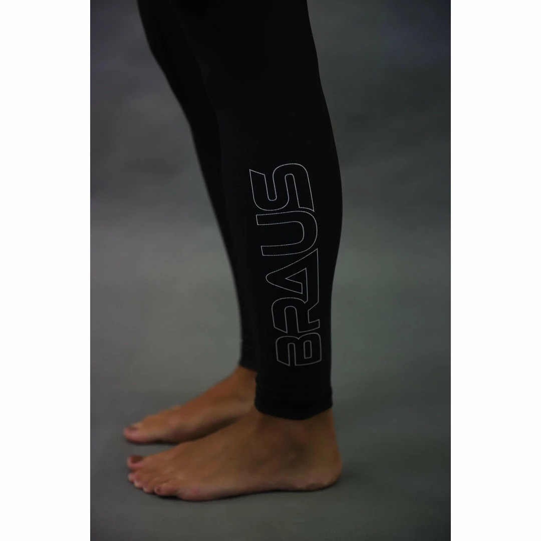 Braus Womens Energy High Rise Full Length Compression Pants – Black 7 Braus Womens Energy High Rise Full Length Compression Pants – Black