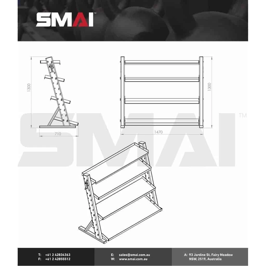 FUNCTIONAL FITNESS SMAI - Hybrid Storage Rack 4 FUNCTIONAL FITNESS SMAI - Hybrid Storage Rack