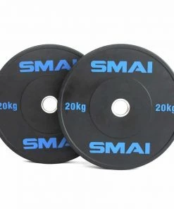 SMAI - HD Bumper Plates Set - 5 Pairs Of 20kg (200kg) WEIGHTLIFTING
