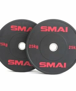 SMAI - HD Bumper Plates Set - 5 Pairs Of 25kg (250kg) WEIGHTLIFTING