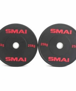 SMAI - HD Bumper Plates Set - 5 Pairs Of 25kg (250kg) WEIGHTLIFTING