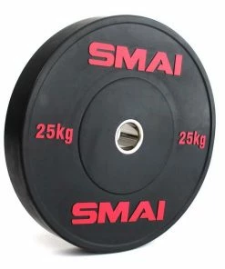 SMAI - HD Bumper Plates Set - 5 Pairs Of 25kg (250kg) WEIGHTLIFTING