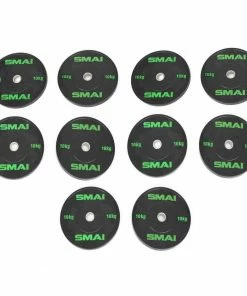 SMAI - HD Bumper Plates Set - 5 Pairs Of 10kg (100kg)