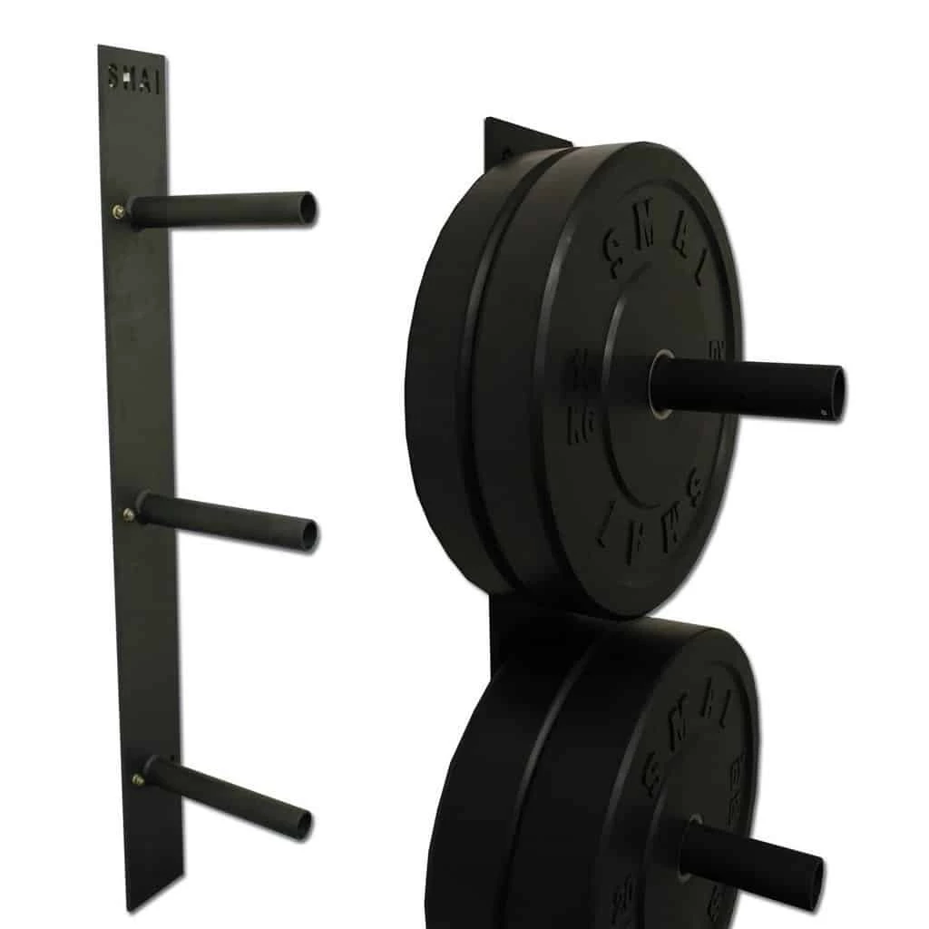 WEIGHTLIFTING SMAI - Bumper Plate - Wall Mounted Rack 3 WEIGHTLIFTING SMAI - Bumper Plate - Wall Mounted Rack