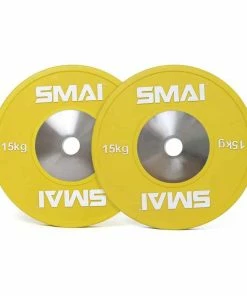 SMAI - Competition Bumper Plate 15kg (PAIR)