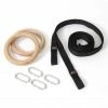 SMAI - Wooden Gym Rings - Easy Straps FUNCTIONAL FITNESS