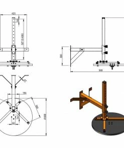 Morgan Elite Speed Ball Platform Commercial Gym Grade X-2-B