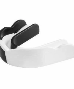 BOXING / MUAY THAI / MMA Madison Supporter Mouthguard - Black/White Rugby League NRL