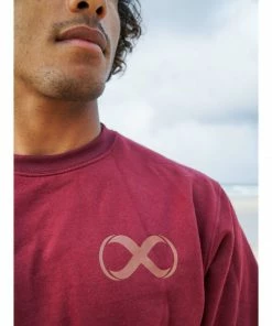 Braus BJJ Diamond Jiu Jitsu Jumper Burgundy Red