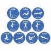 Morgan Exercise Dots Pack Of 10 Training Group Activities Rugby EX-DOT 10pcs